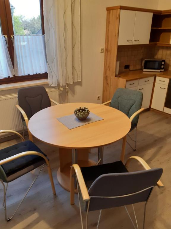 Kuchyň nebo kuchyňský kout v ubytování Appartement Ferienwohnung LANG