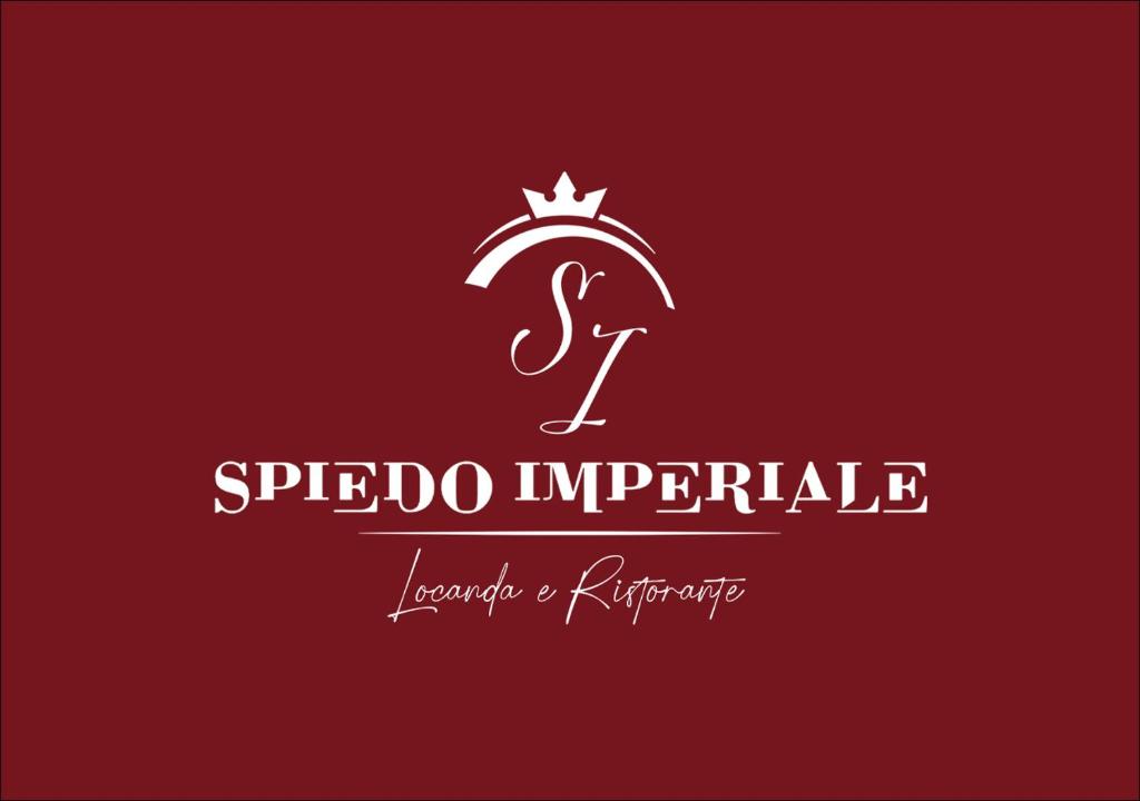 een logo voor psi do imperial met een kroon bij SPIEDO IMPERIALE - Locanda e Ristorante in Cotignola
