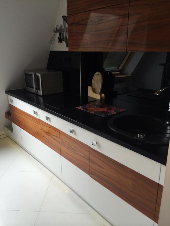 Kuchyňa alebo kuchynka v ubytovaní Apartament przy Krupówkach