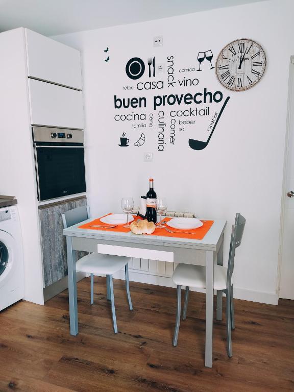A kitchen or kitchenette at El Rincón del Alma Mía