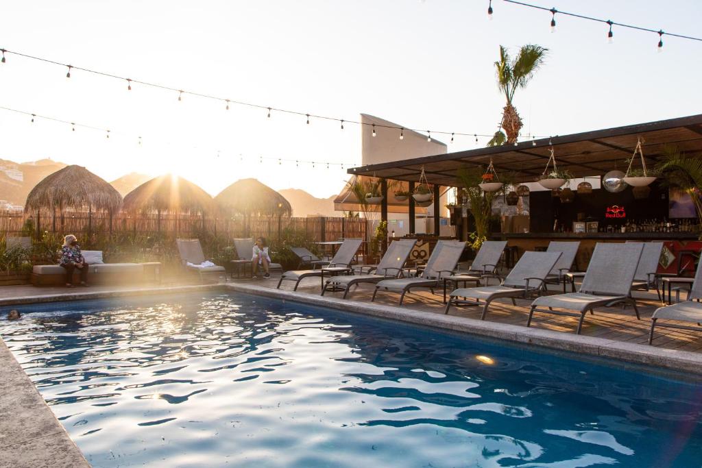 Бассейн в Mayan Monkey Los Cabos - Social Hotel или поблизости