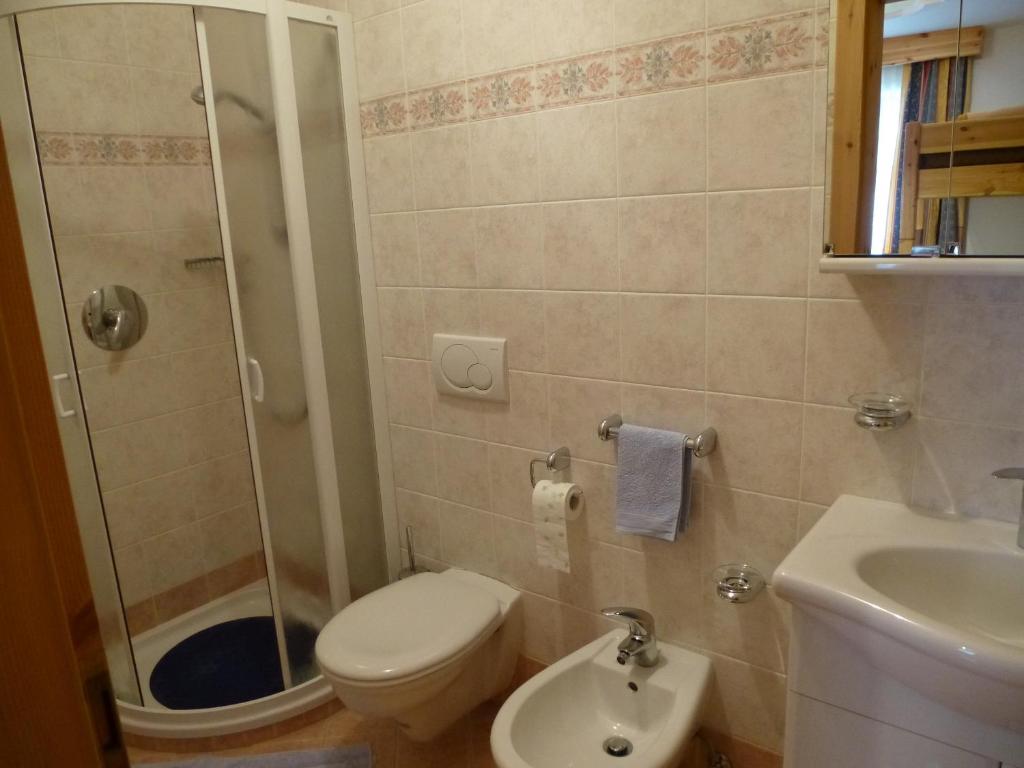 Kúpeľňa v ubytovaní Ciasa Gabriel