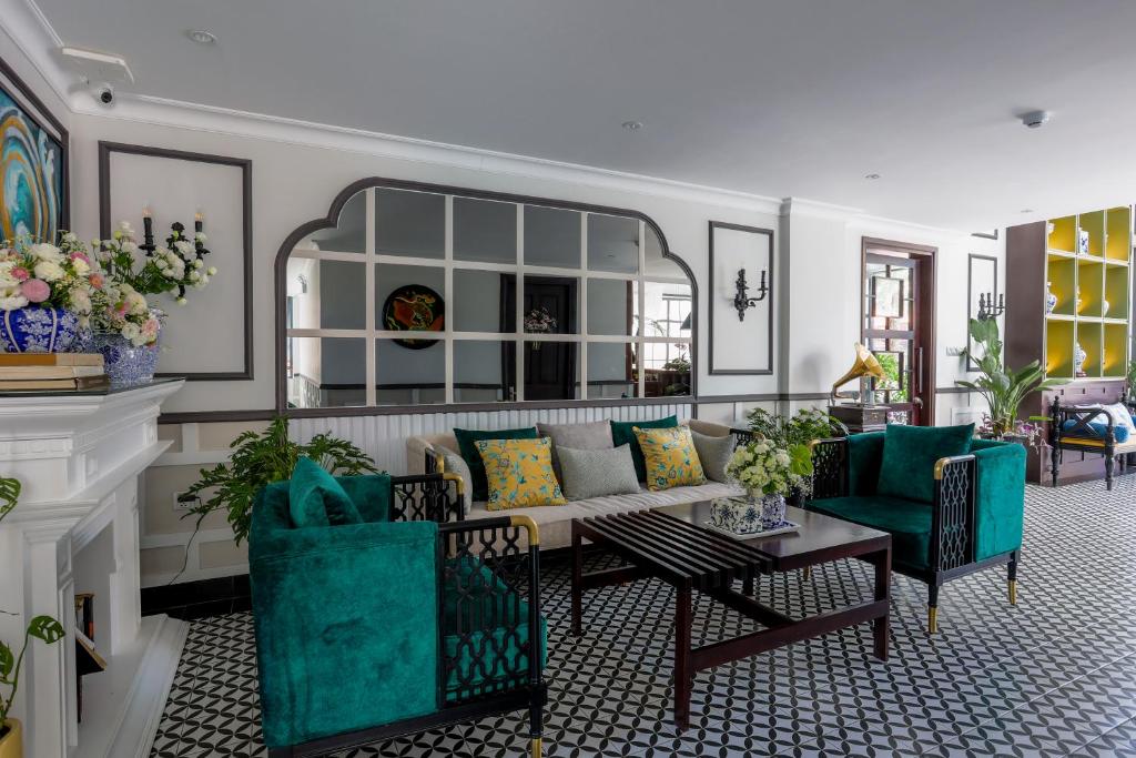Posezení v ubytování ARTIS Hotel Da Lat