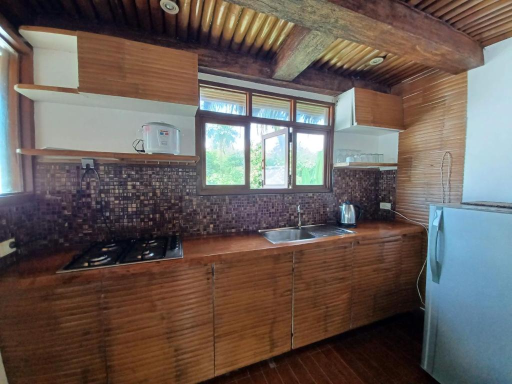 Kuchyň nebo kuchyňský kout v ubytování Paras Inn Boracay