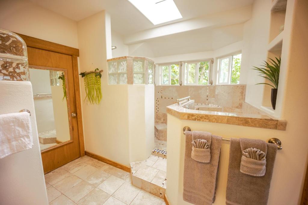 Koupelna v ubytování Hilo Vacation Rental