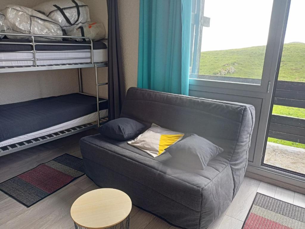Postel nebo postele na pokoji v ubytování Résidence cambielh