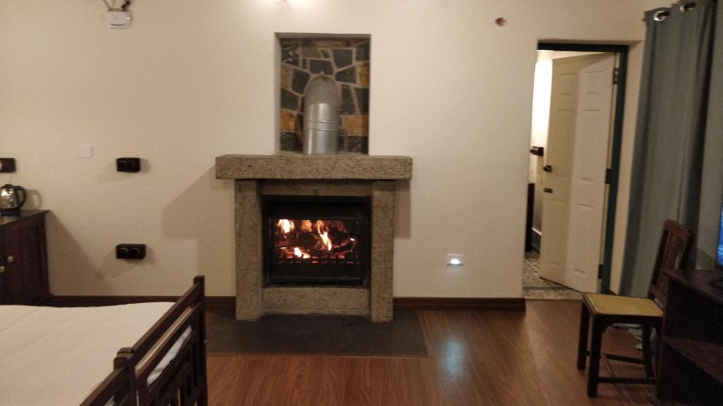 Posezení v ubytování The Hearth