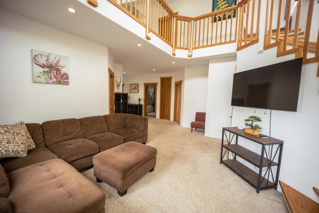 TV a/nebo společenská místnost v ubytování Hilo Vacation Rental