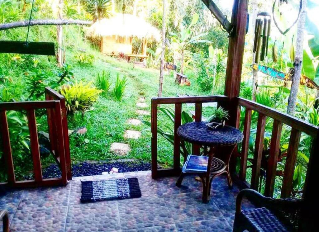 Zahrada ubytování Sky garden Lombok