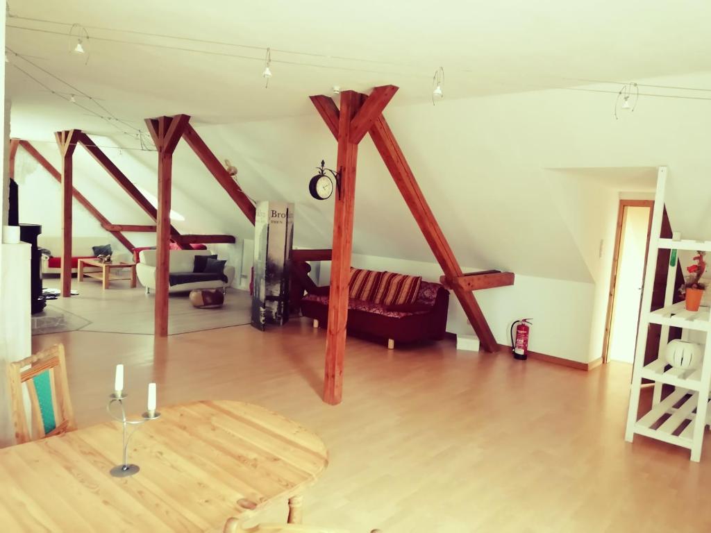 Posilňovňa alebo fitness centrum v ubytovaní FeWo an der Eider / Holiday apartment on the Eider