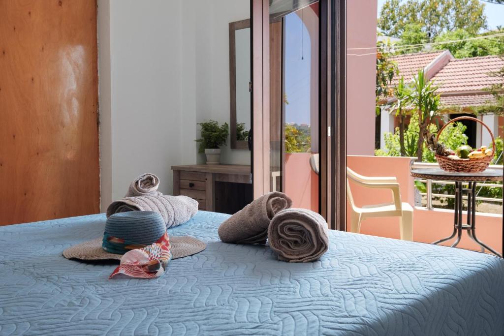 Balkon lub taras w obiekcie Mouzakitis Apartments 4