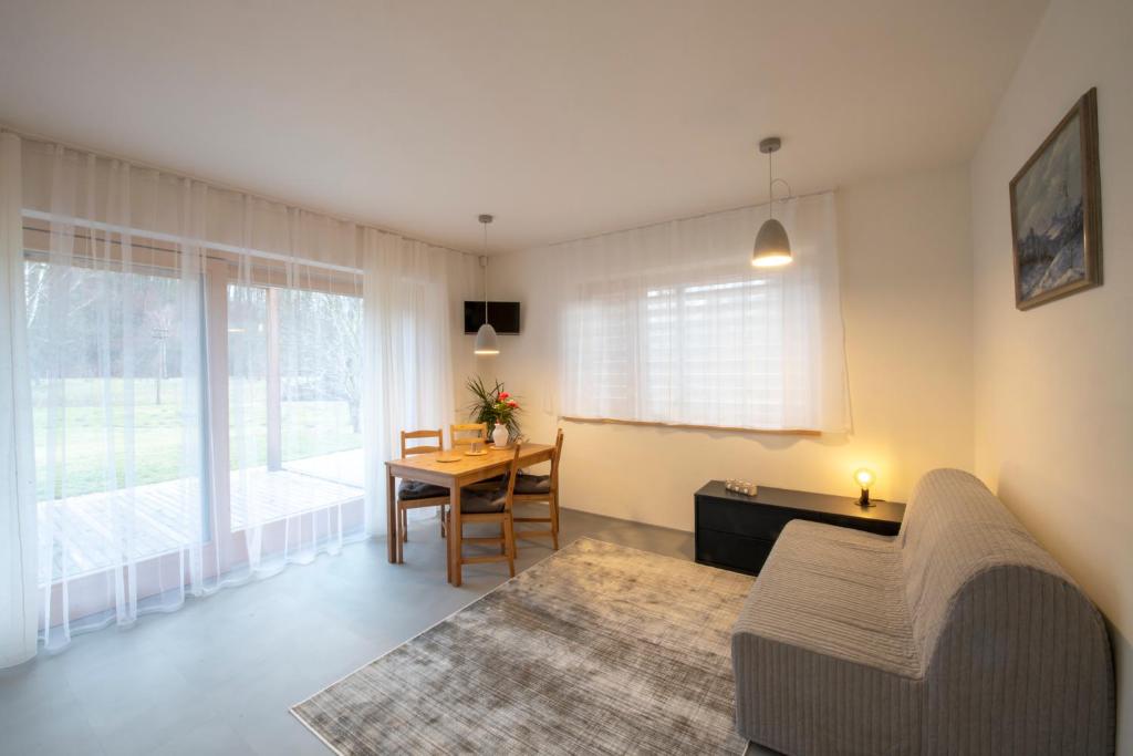 Posezení v ubytování Apartmány U Jizery