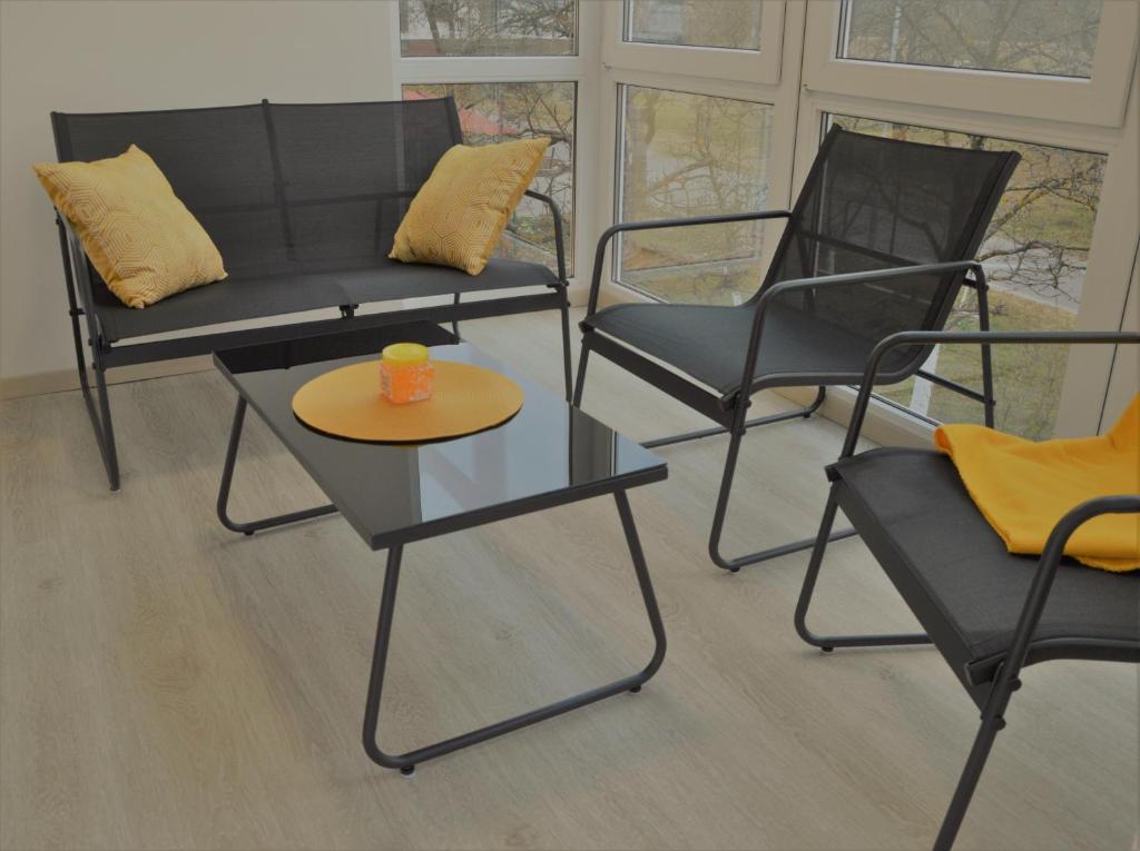 Posezení v ubytování Apartma Vila Zigmund