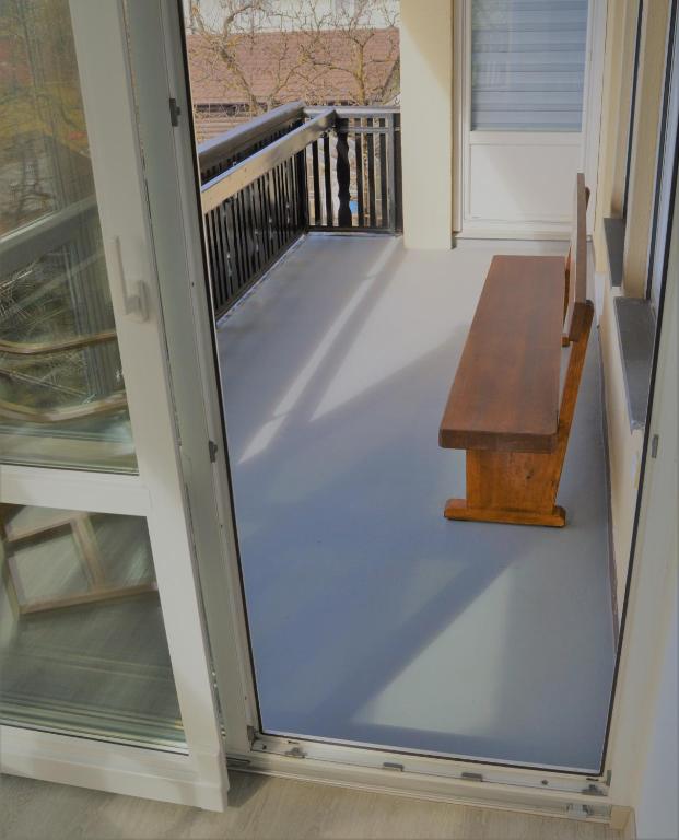Balkón nebo terasa v ubytování Apartma Vila Zigmund