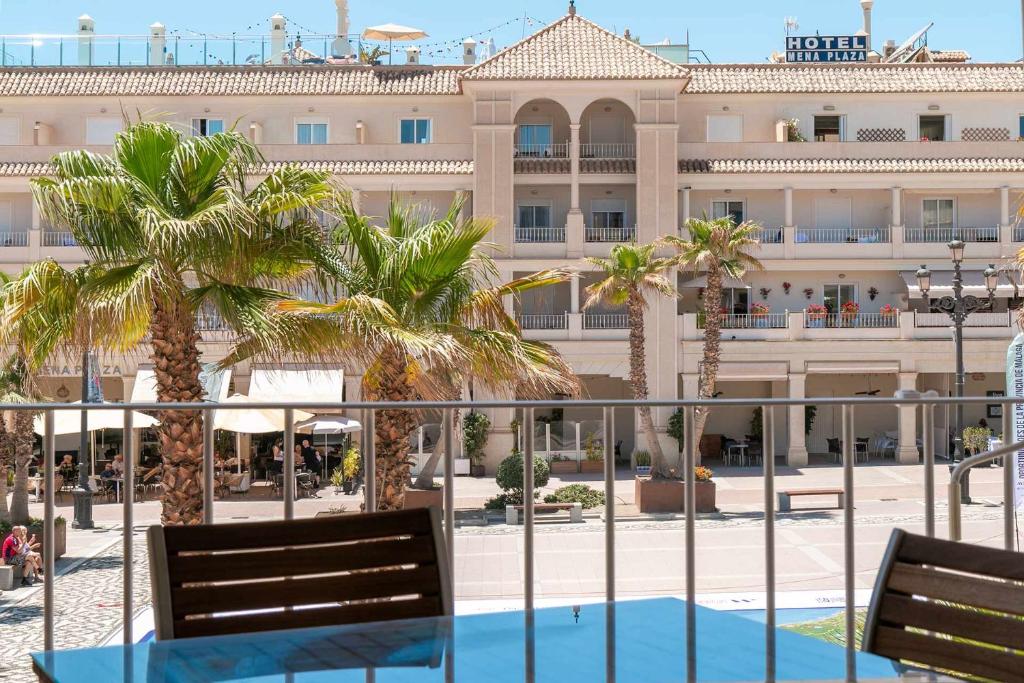a view of the hotel from the balcony at Moderno y céntrico apartamento en Plaza de España in Nerja