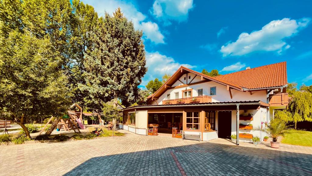 Budova, kde se bed and breakfast nachází