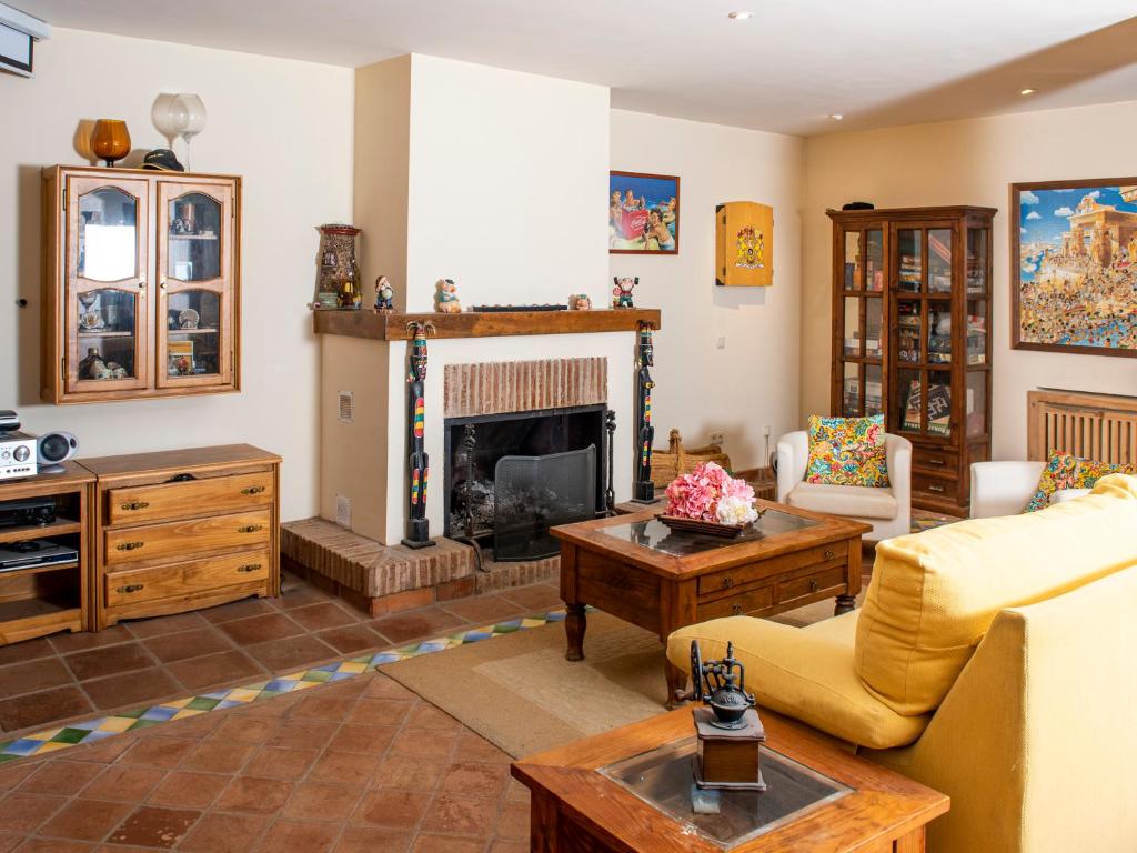 Posezení v ubytování Apartamento Rústico en Ojén