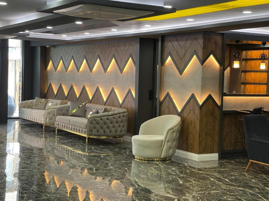 Posezení v ubytování Grand Nergiz Otel