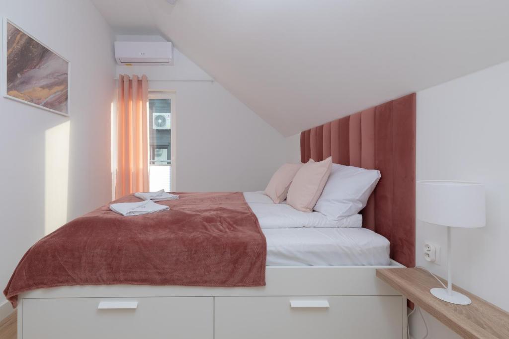 Postel nebo postele na pokoji v ubytování Horizon Park Apartment by Noclegi Renters