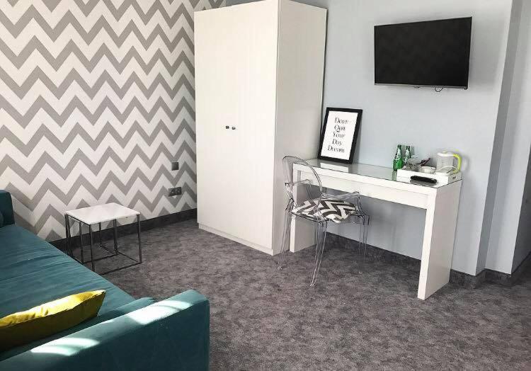 TV a/nebo společenská místnost v ubytování Villa Boja
