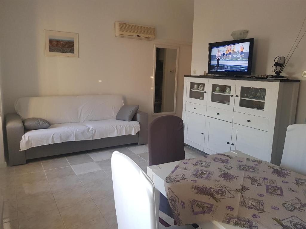 TV a/nebo společenská místnost v ubytování Studio apartment Jelinek