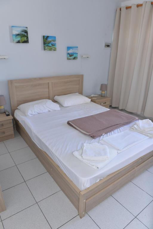 Postel nebo postele na pokoji v ubytování Blue Rooms