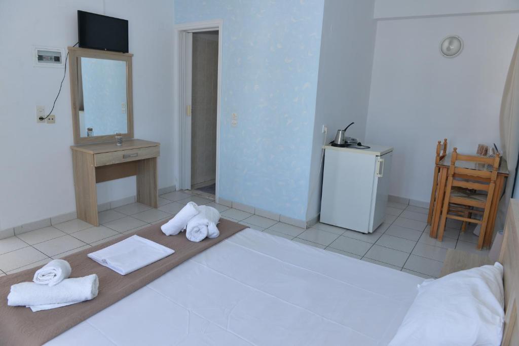 Postel nebo postele na pokoji v ubytování Blue Rooms