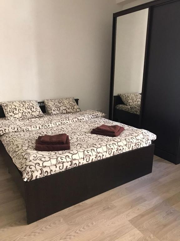 Postel nebo postele na pokoji v ubytování Apartments na Beregu