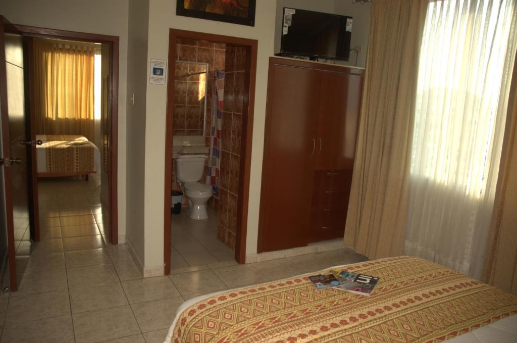 Koupelna v ubytování Hotel Air Suites