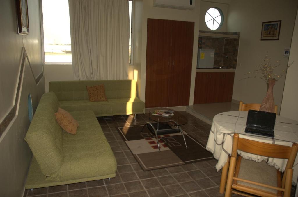 Posezení v ubytování Hotel Air Suites