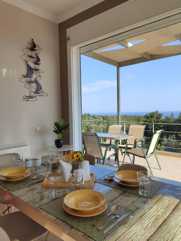 Balkon lub taras w obiekcie Villa Filippos