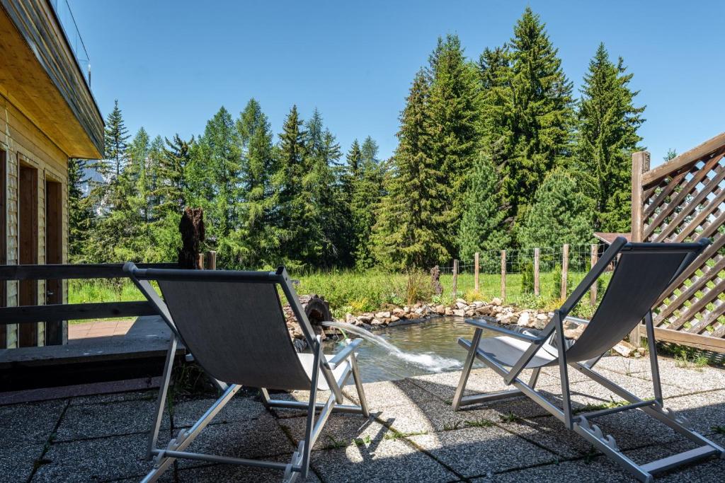 Vonkajšia záhrada v ubytovaní Ferienparadies Sabina Piz