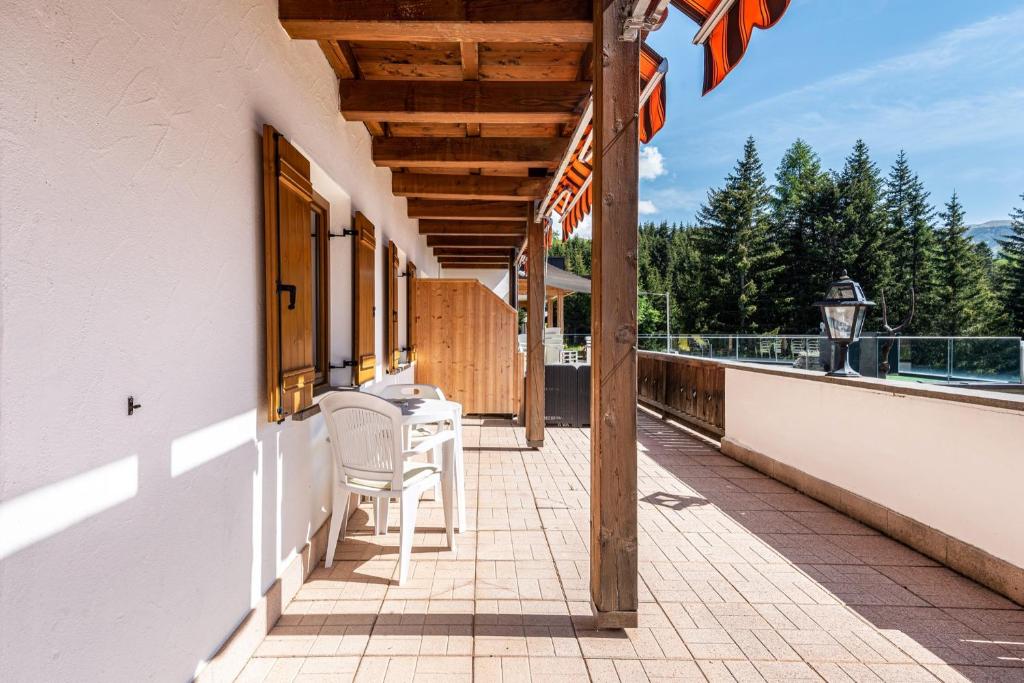 Balkón alebo terasa v ubytovaní Ferienparadies Sabina Piz