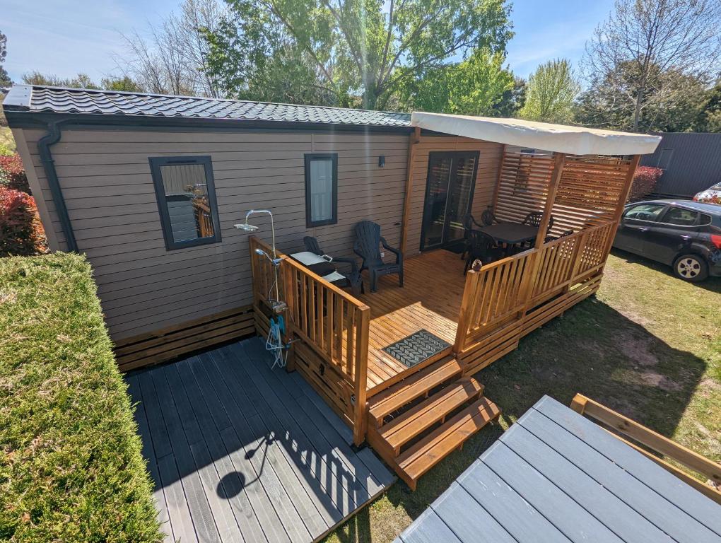 200m de la plage Mobil Home LUXE Neuf 42m2 3 chambres Camping 5 Etoiles Mayotte Biscarrosse Koyobalys - отзывы и видео