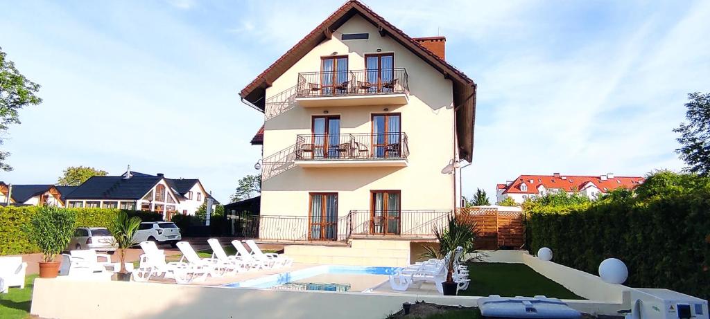 Budova, v ktorej sa ubytovanie bed & breakfast nachádza