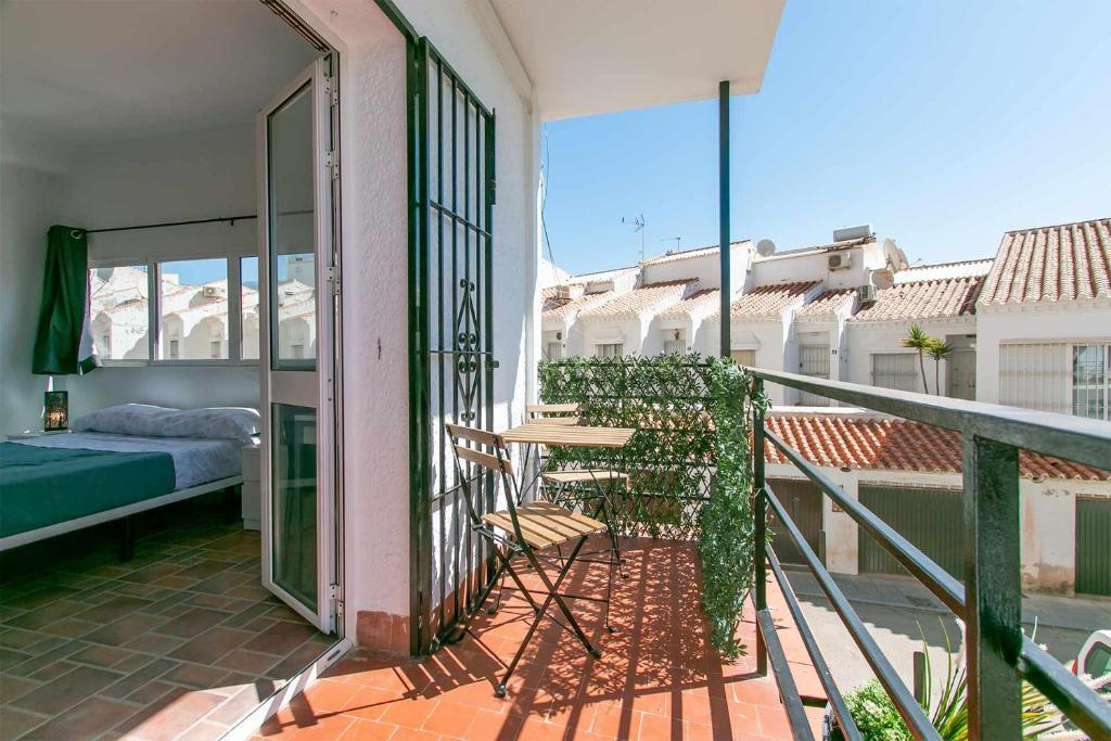 Balkón alebo terasa v ubytovaní Apartamento CAPRI en Nerja
