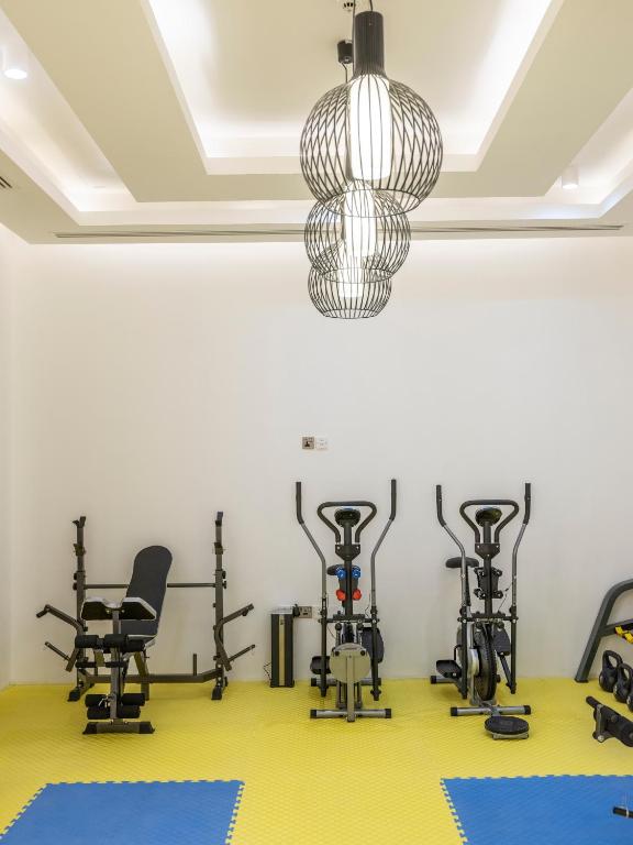 Fitness centrum a/nebo fitness zařízení v ubytování Retaj Inn Al Wakrah