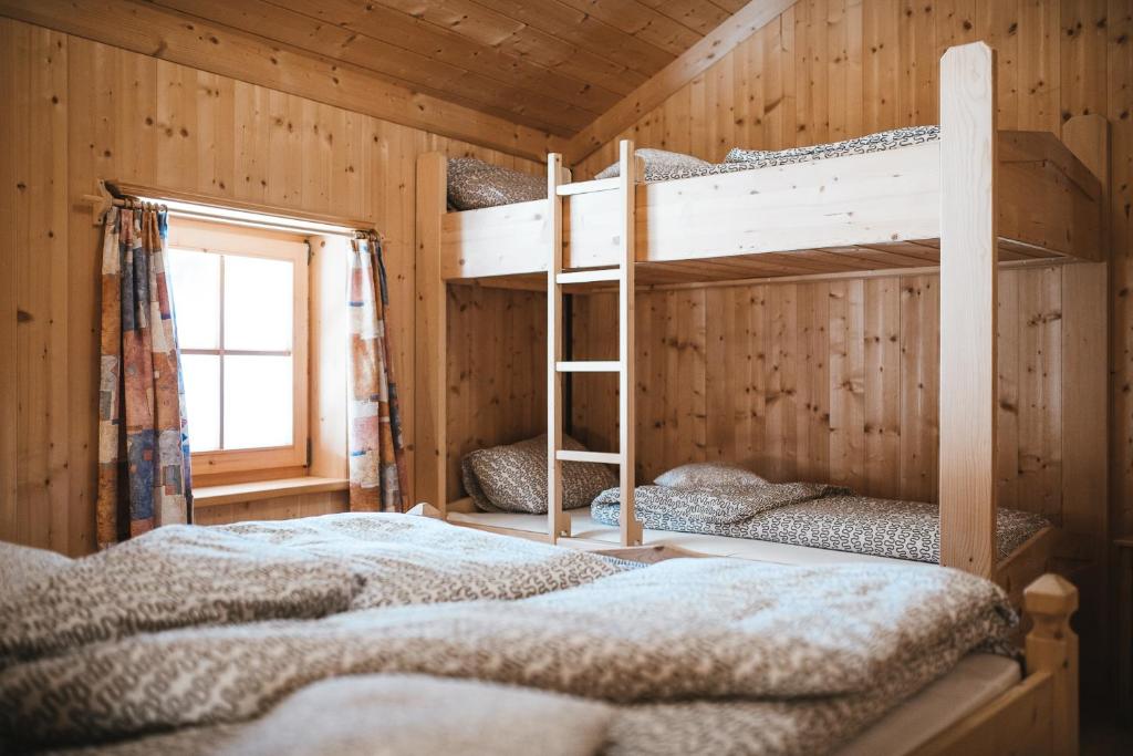 Posteľ alebo postele v izbe v ubytovaní Chalet Ulten