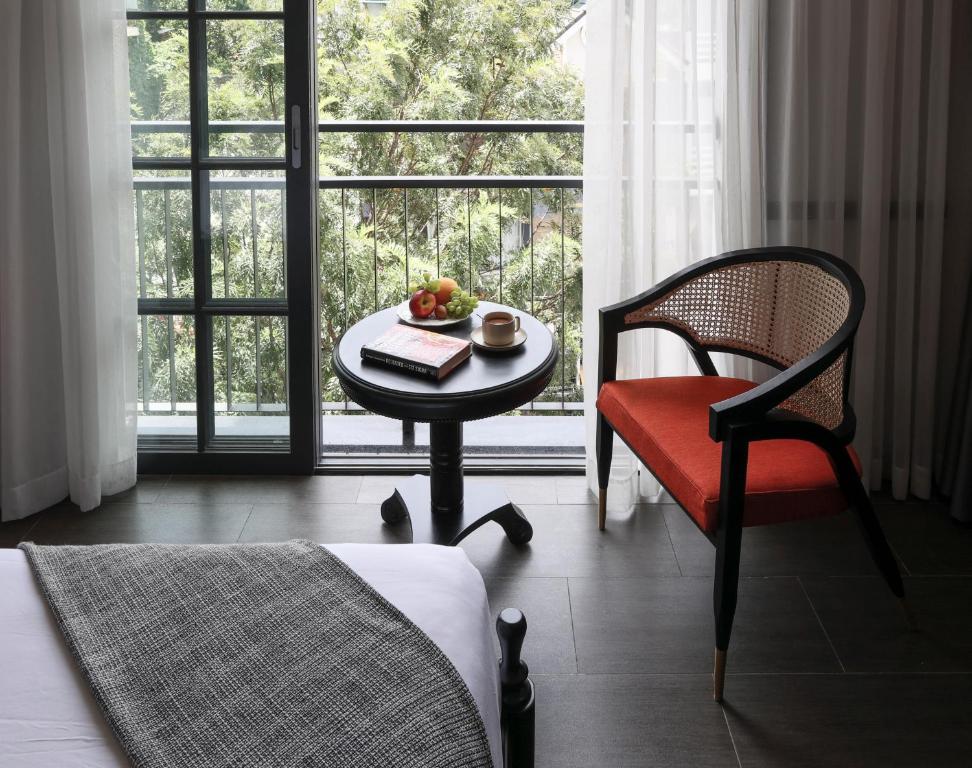 Posezení v ubytování ARTIS Hotel Da Lat