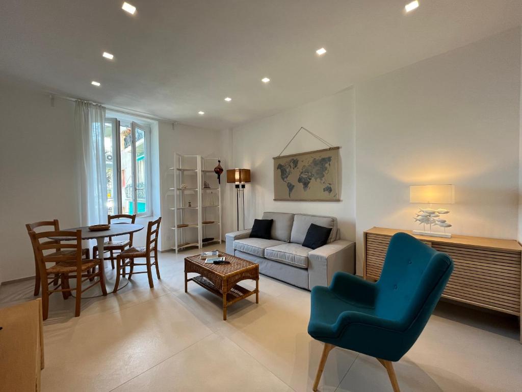 Et opholdsområde på Appartamento Aria di mare