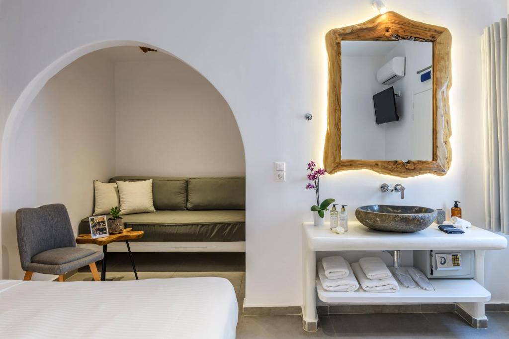 Posezení v ubytování Casa Anna Suites
