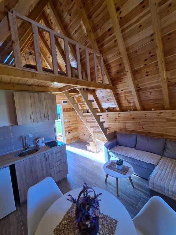 Posezení v ubytování Cottage Danilo