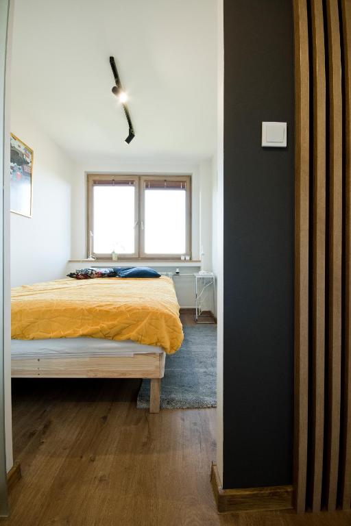Posteľ alebo postele v izbe v ubytovaní Apartament Jastrzębie