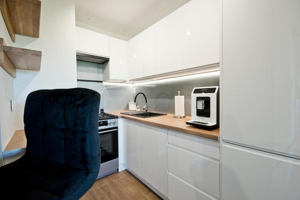 Kuchyňa alebo kuchynka v ubytovaní Apartament Jastrzębie