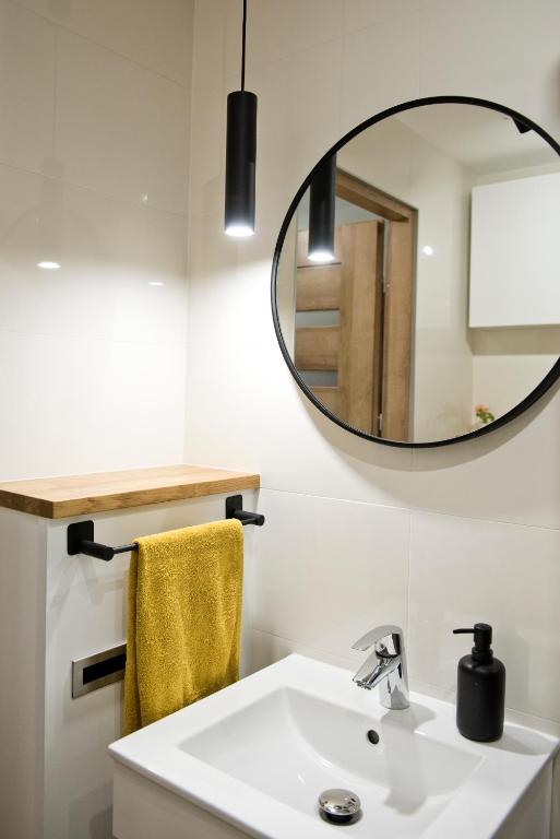 Kúpeľňa v ubytovaní Apartament Jastrzębie