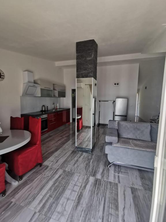 Kuchyň nebo kuchyňský kout v ubytování Apartments Julia & Nika