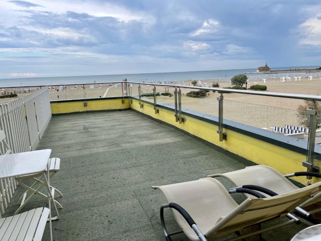 Balkón nebo terasa v ubytování Hotel Verona