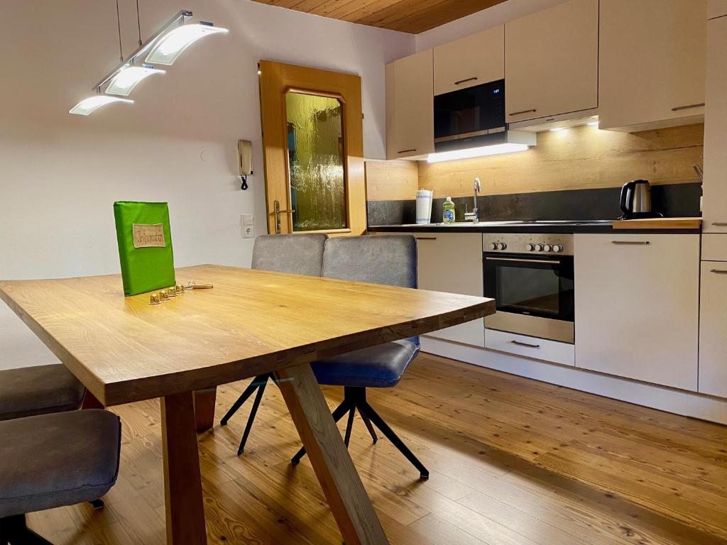 Köök või kööginurk majutusasutuses Appartementhaus Reiter