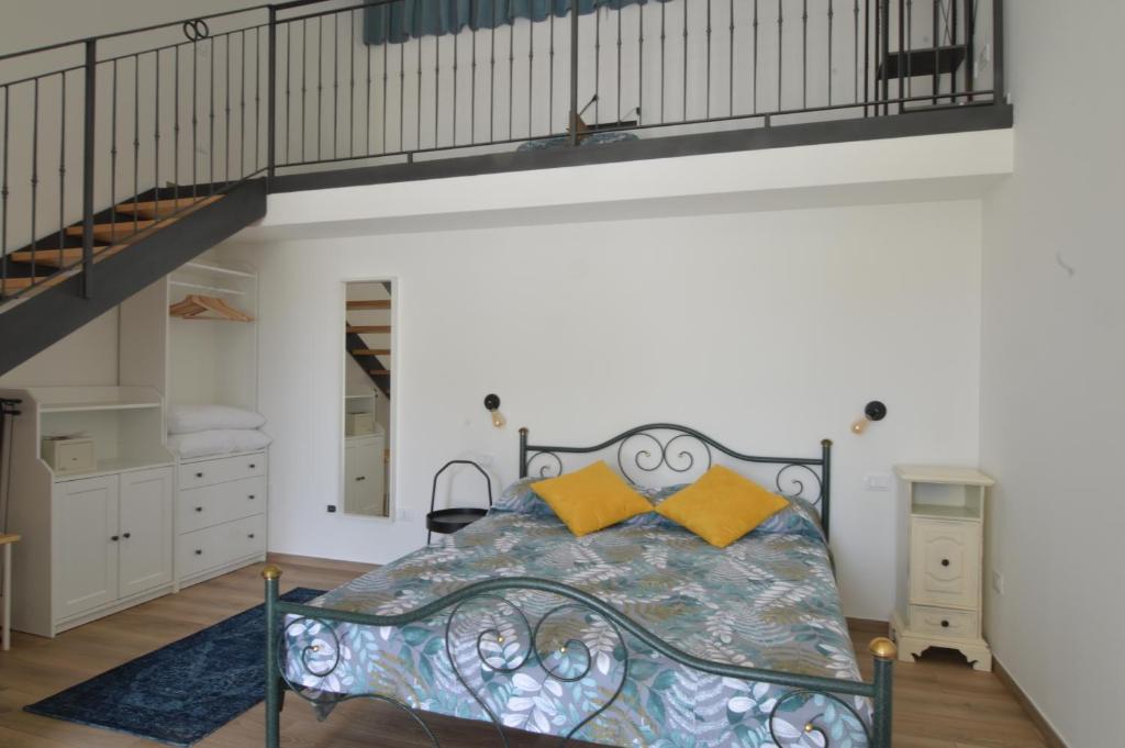 Postel nebo postele na pokoji v ubytování Agriturismo Pepe Rosa