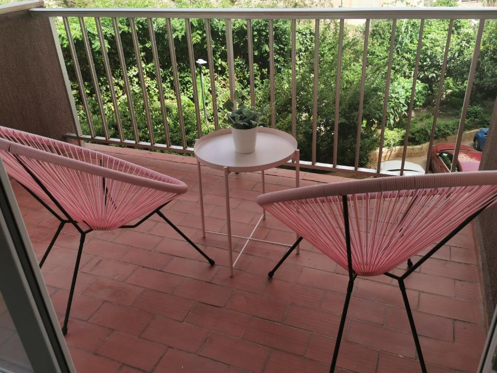 Balkon lub taras w obiekcie Bonito apartamento junto al mar